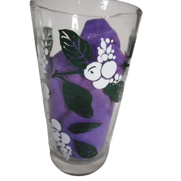 MCM Peanut Butter Drinking Juice Glass Tumbler Snowberrys Estate find 5" - Picture 3 of 6